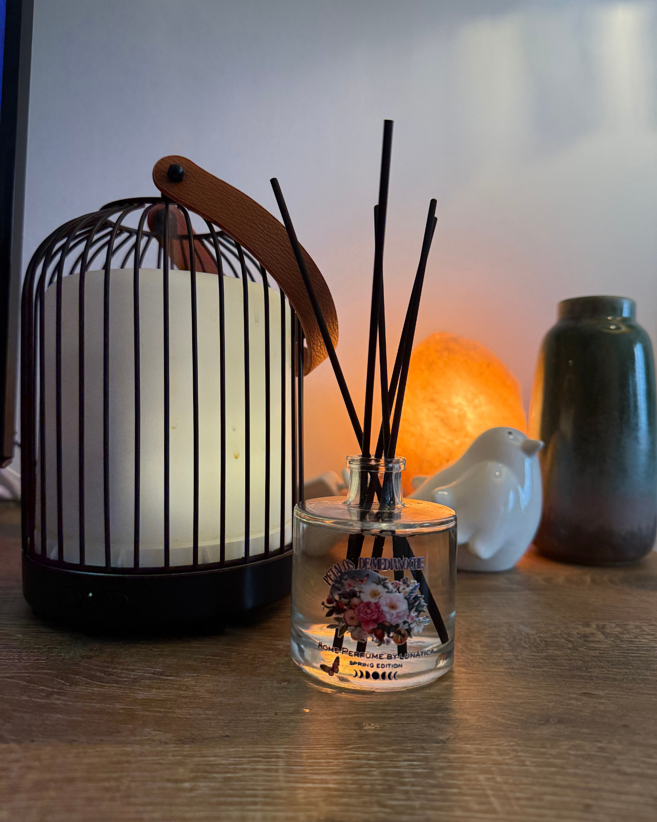 Mikado & Difusor 100ml - Pétalos de Medianoche