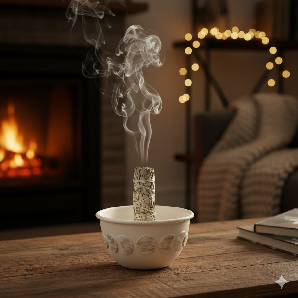 Cuenco de Metal ideal para Sahumerios o Palo Santo Chips/ladrillos de Palo Santo