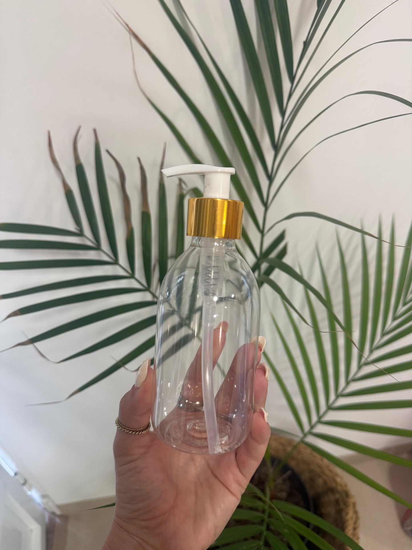 Dispensador transparente 250ml PACK DE 5 sin personalizar