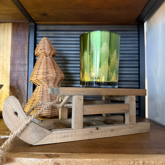 Trineo madera de álamo