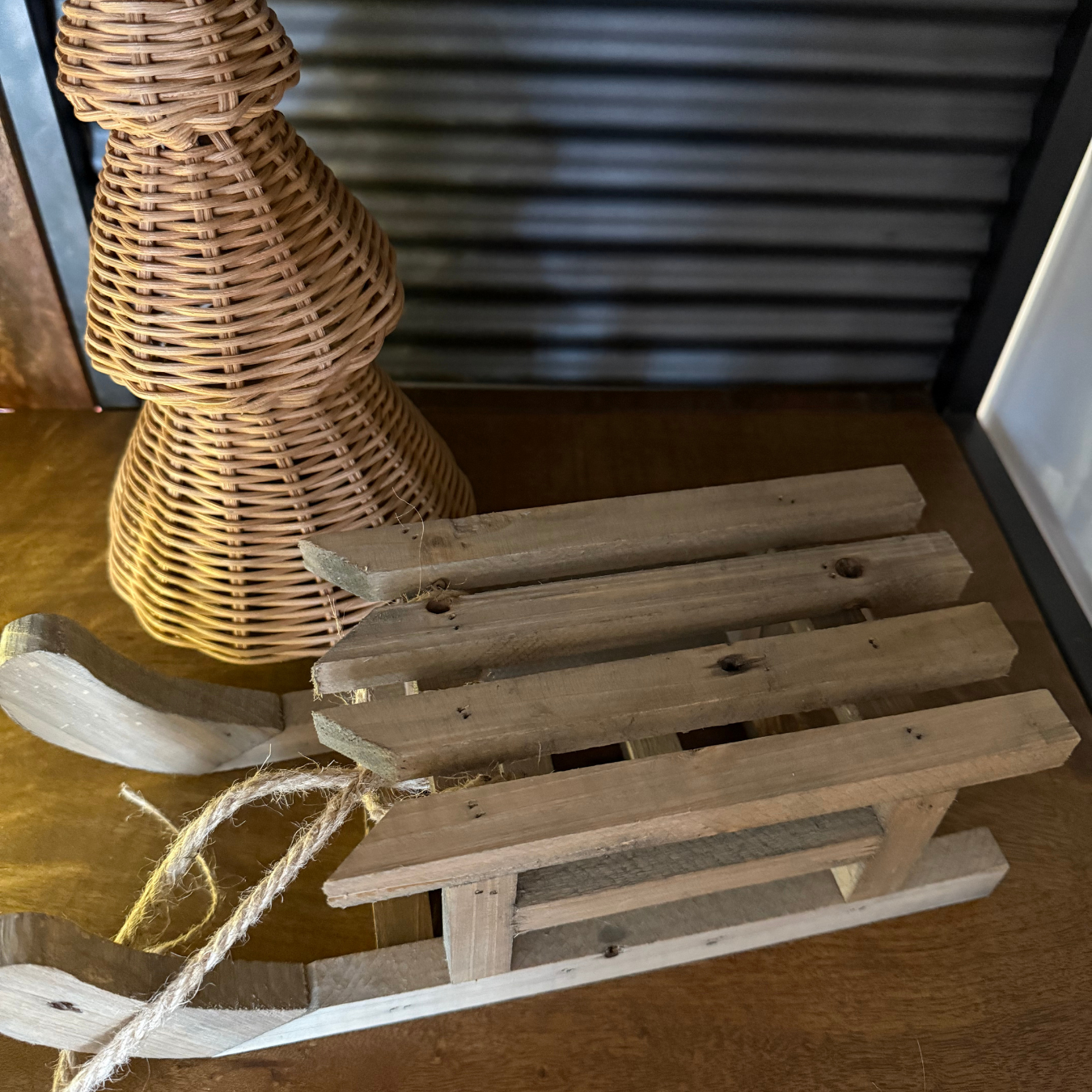 Trineo madera de álamo