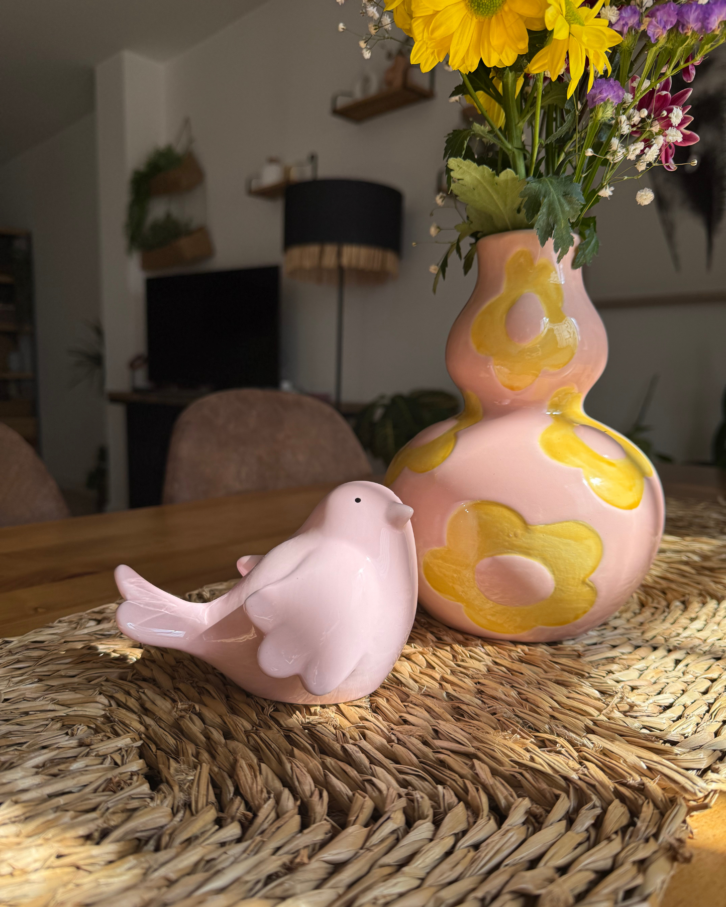 Pájaro de cerámica