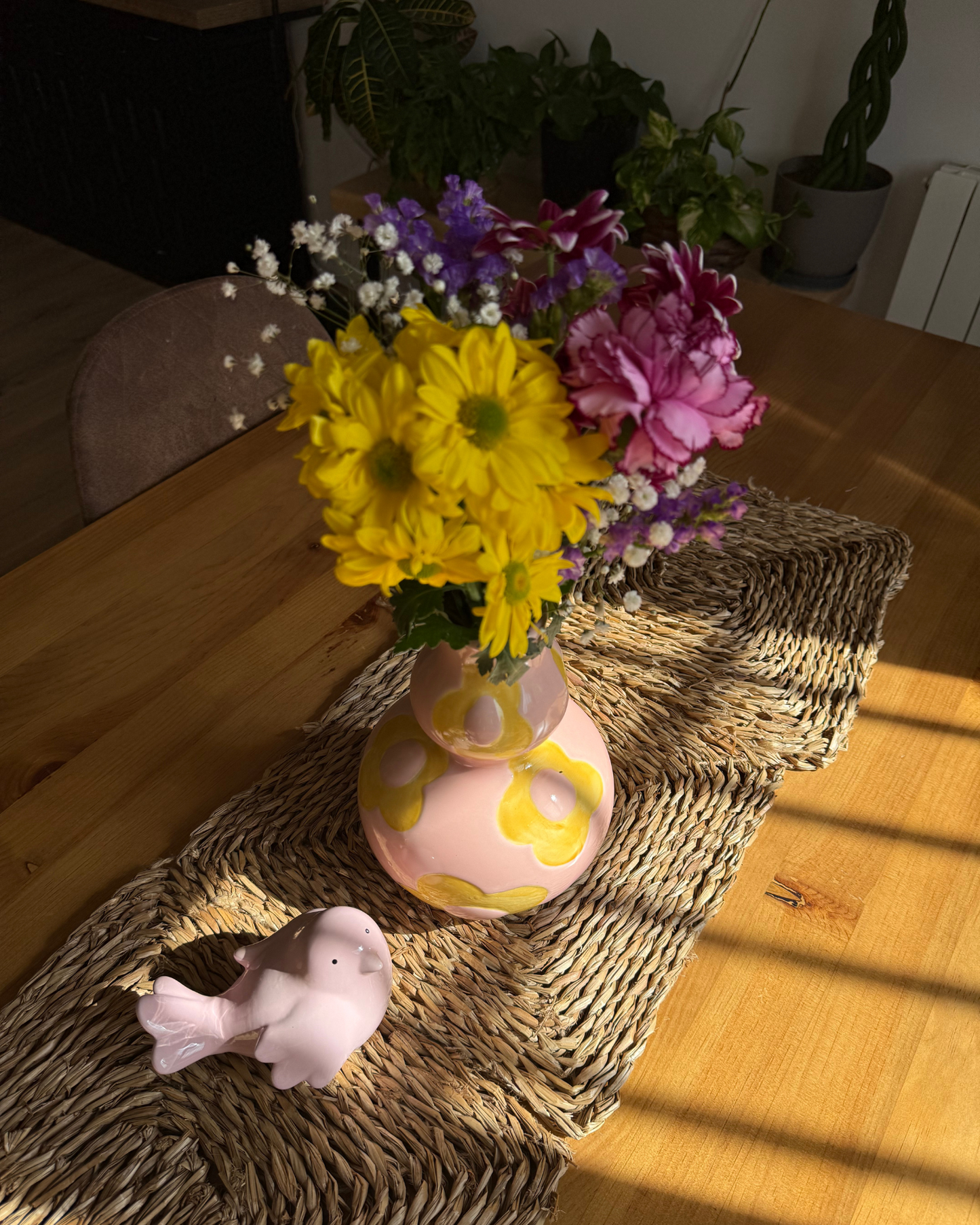 Pájaro de cerámica