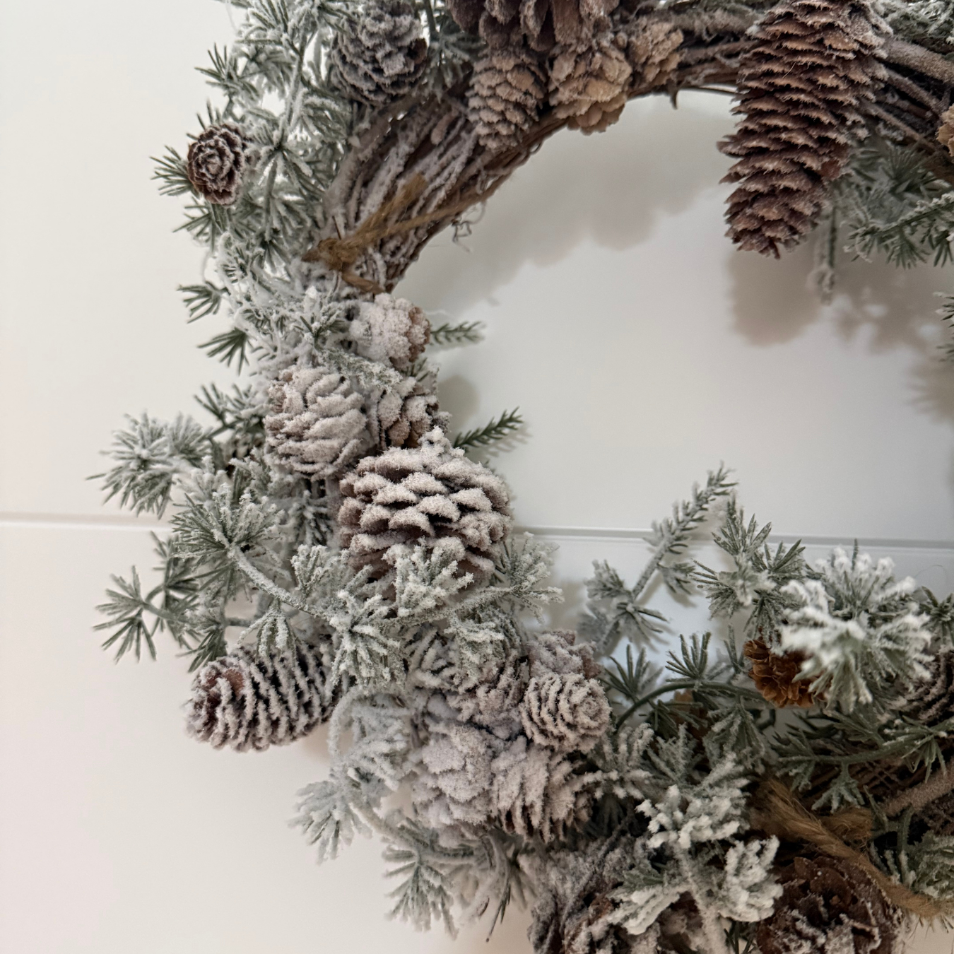 Corona Navideña Artesanal