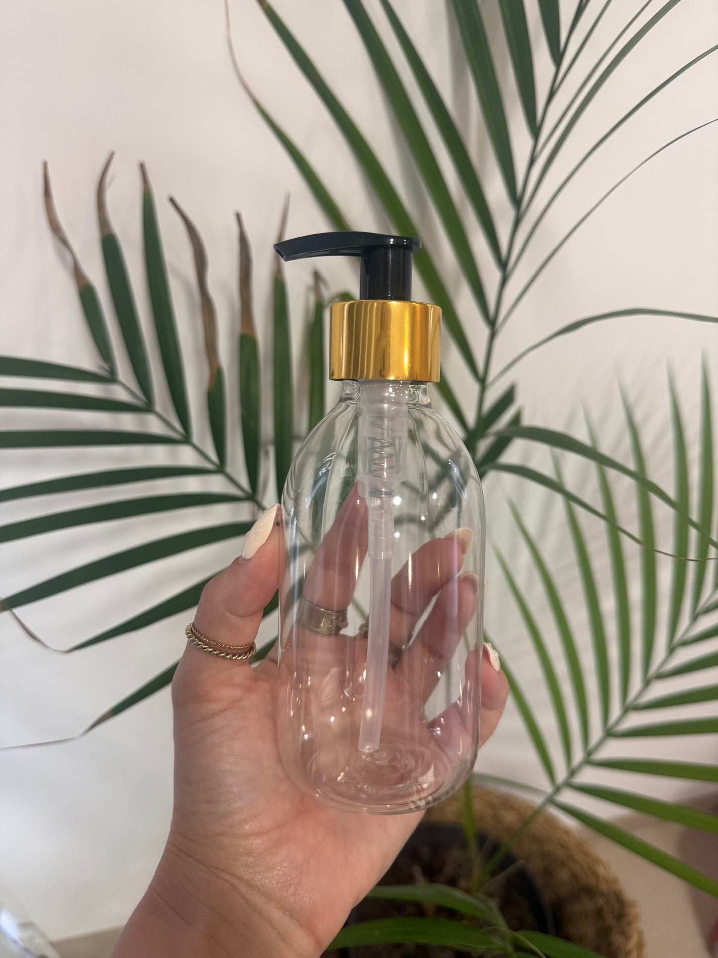 Dispensador transparente 250ml PACK DE 5 sin personalizar