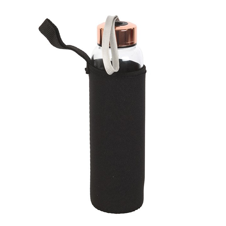 Botella con punta de Cuarzo transparente Colección "Manifestación"